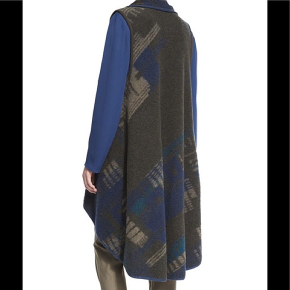 NWOT Nic + Zoe Plush Jacquard sweater vest wool - Picture 2 of 11